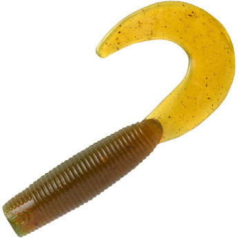 Твистер DAIWA Bait Junkie Grub 4 (10см) Motor Oil UV (упаковка - 5шт)